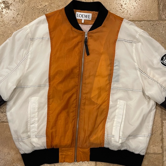 Loewe Industrial Color-Block Technical Nylon Bomber Jacket - Picture 9 of 13